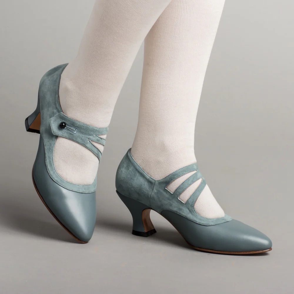 American Duchess Mae Edwardian Vintage Reproduction Heels